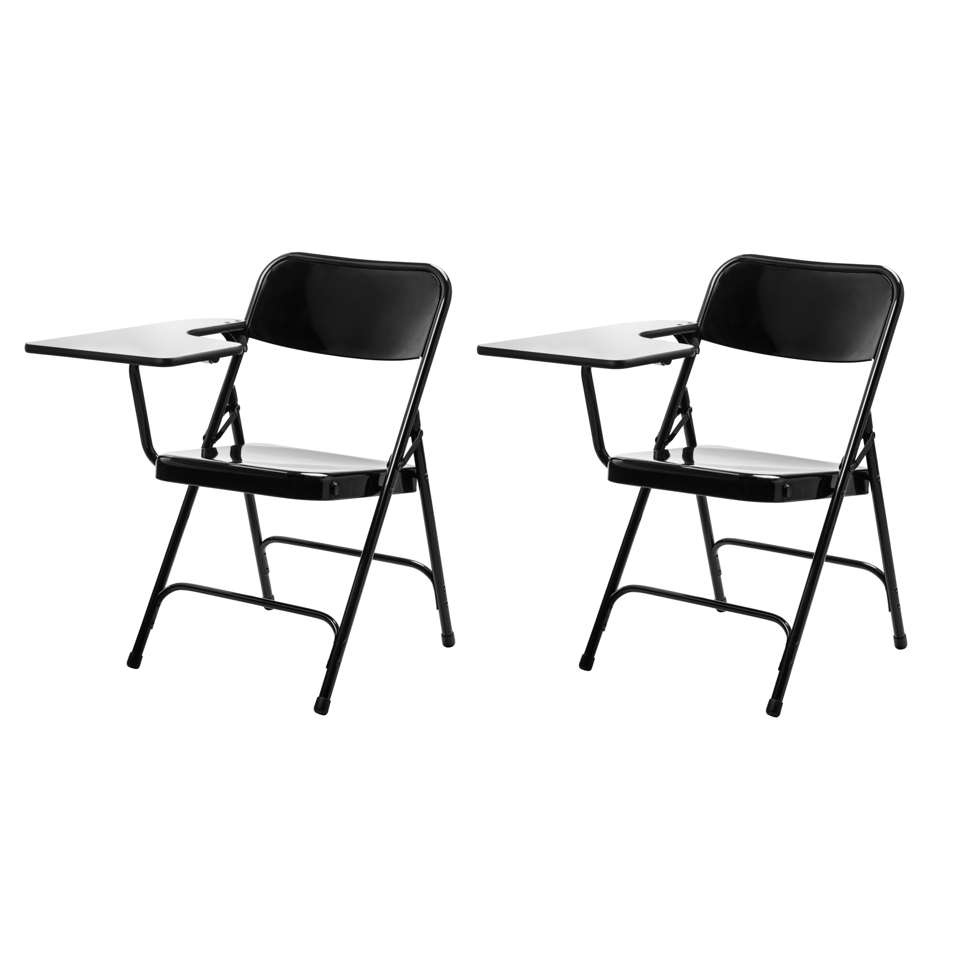 National Public Seating, 5200 Series Tablet Arm Folding Chair Right, Primary Color Black, Included (qty.) 2, Seating Type Folding Chair, Model# 5210R